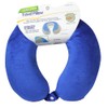 Cloudz Comfort Gel Memory Foam Travel Neck Pillow - Blue