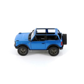 Kinsmart 5438D 2022 BY KINSMART Ford Bronco Hard Top 1:34 Scale Diecast  Blue (NO BOX)