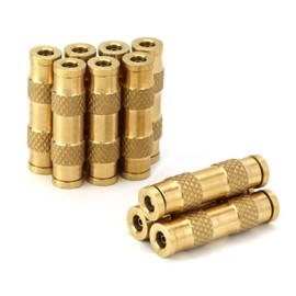 QWORK Push to Connect Fittings - 5/32" Tube, 10 Pack Air Hose Fittings for Pneumatic Lines