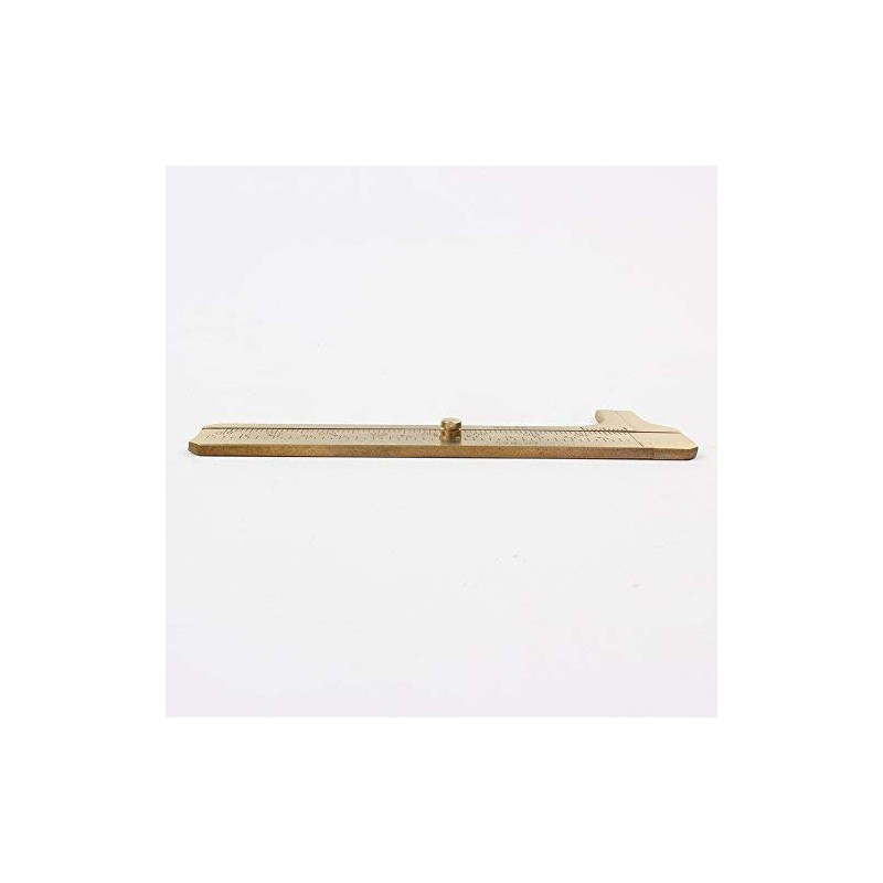 EKLOEN Mini Brass Sliding 80mm Double Scale Caliper for Measuring