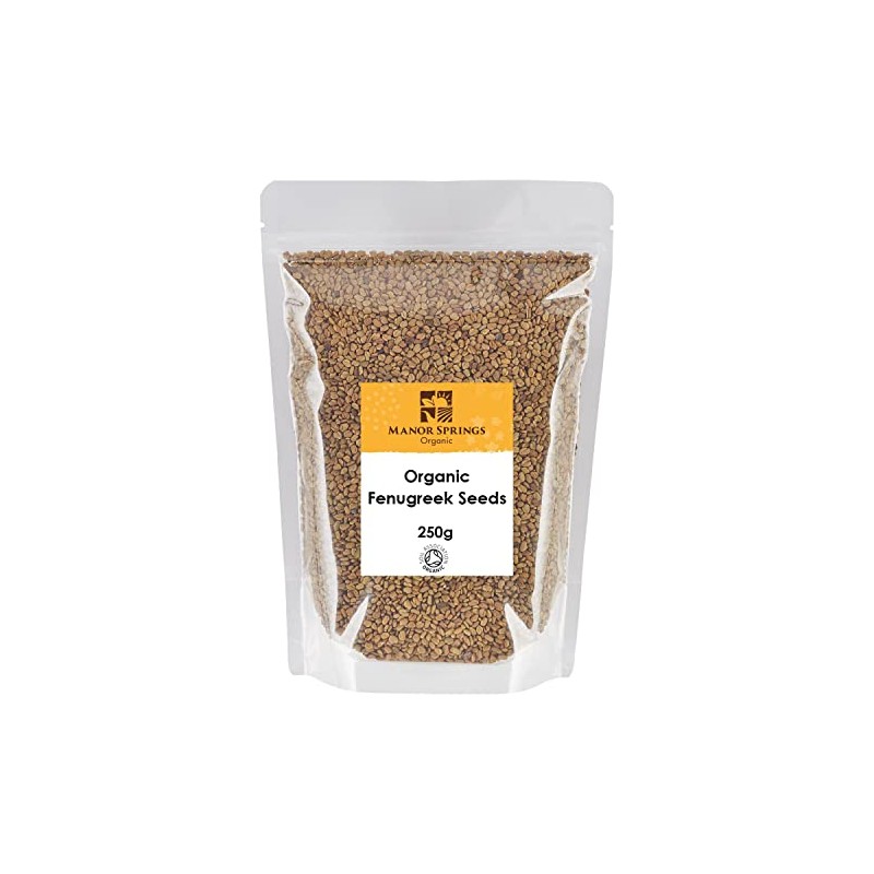 Organic Fenugreek Seeds 250g by Manor Springs Organic