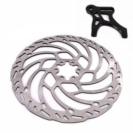 KKE Rear 220mm Brake Rotors For Surron Light Bee X 2019 Steel & Back Black Disc Bracket Kit