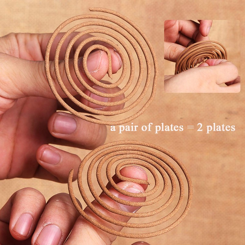Sandalwood Coils Incense Natural 48 Pieces for Incense Holder Burner