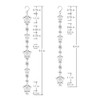 Clear Acrylic Crystal Ornaments Garlands for lampshade，Lamps, Chandeliers, Centerpieces and