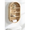 Kate and Laurel Hutton Scandinavian Capsule Wall Shelf, 16 x