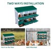 8 Hole Chicken Nesting Box, Roll-Away Egg Collection System with