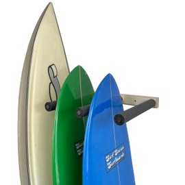 Vertical Surfboard Wall Rack - Holds 3 Boards