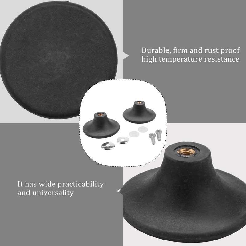 Pvczool Dutch Oven Knob for Replacement Button, Bakelite Replacement Knob