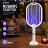 3-in-1 Electric Mosquito Swatter Lamp for Indoor & Outdoor Use