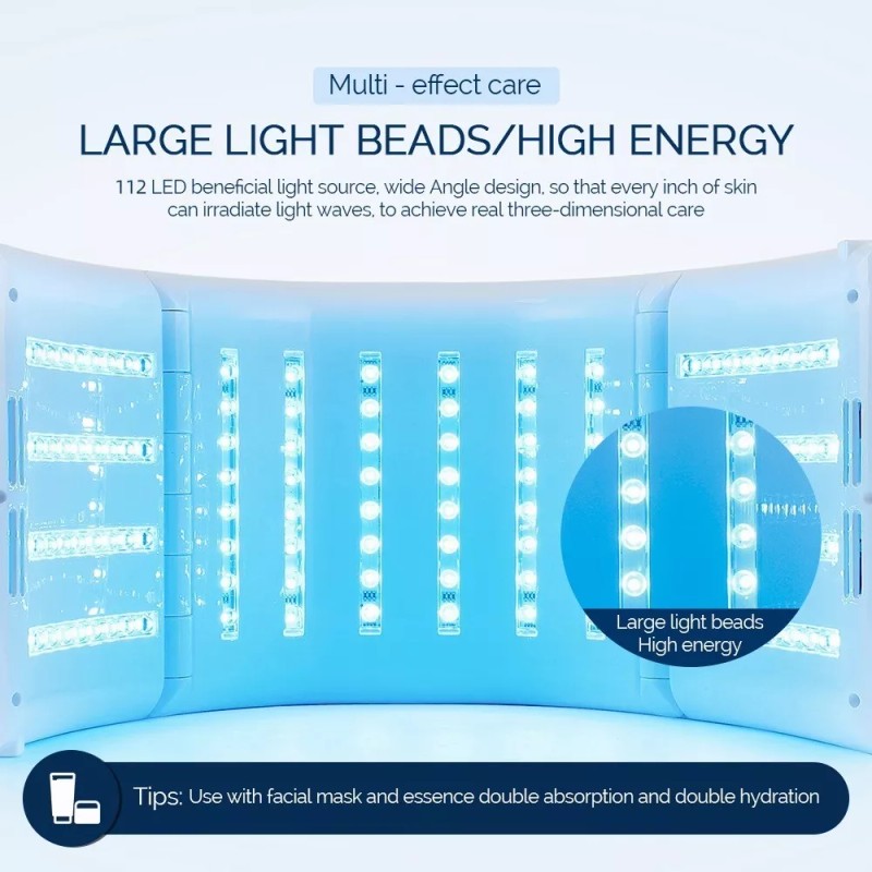 ForeverLily Máquina Facial De Luz Led Para Cuidado De La