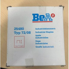 BeA Industrial Staples Type 72/08 (8 mm) 25480