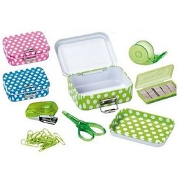 moses 1 x Metal Box Pencil Case for Stationery