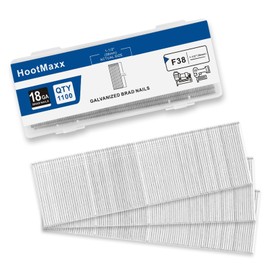 18 Gauge Brad Nails, 1-1/2”,18 Ga Brad Nails, (1,100 Counts), Galvanized Nail Gun Nails for Pneumatic, Electric Brad Nailer Gun (1-1/2 inch)