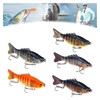 Trout Lures | Swim Bait Lures,5X Robotic Seven Joint Gear
