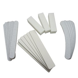 GS-Nails 21-Piece Set With Nail Files, Buffers, Sandpaper Sample Set