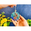 Bolla Glass Art - Cherry Blossom Ornament, Fused Glass, 2.5