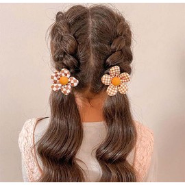 10Pcs Girls Hair Ties Toddler Hair Ties,Colorful Flower Hair Ties Kids Hair Ties Baby Hair Bands Small Ponytail Holders Soft Hair Ties for Toddlers & Little Girls (color 3)