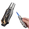 KAIEOMGN Dual Jet Flame Torch Lighter Butane Refill, Windproof Refillable