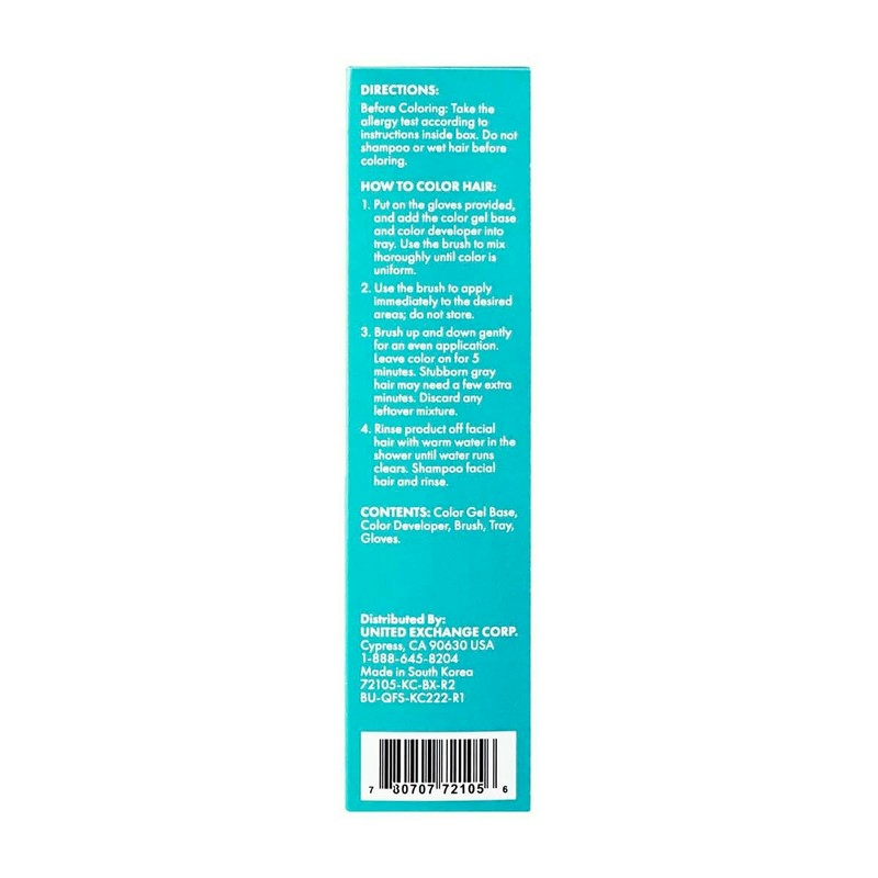 Men's Select 5 Minute Mustache & Beard Dark Brown Brush-In