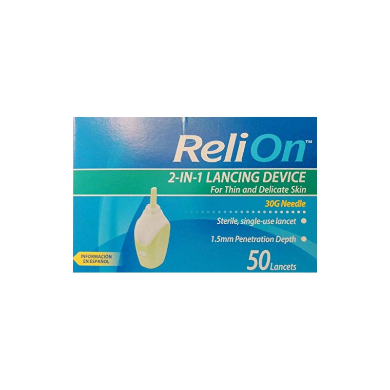 ReliOn Needle & Lancets for Thin and Delicate Skin –