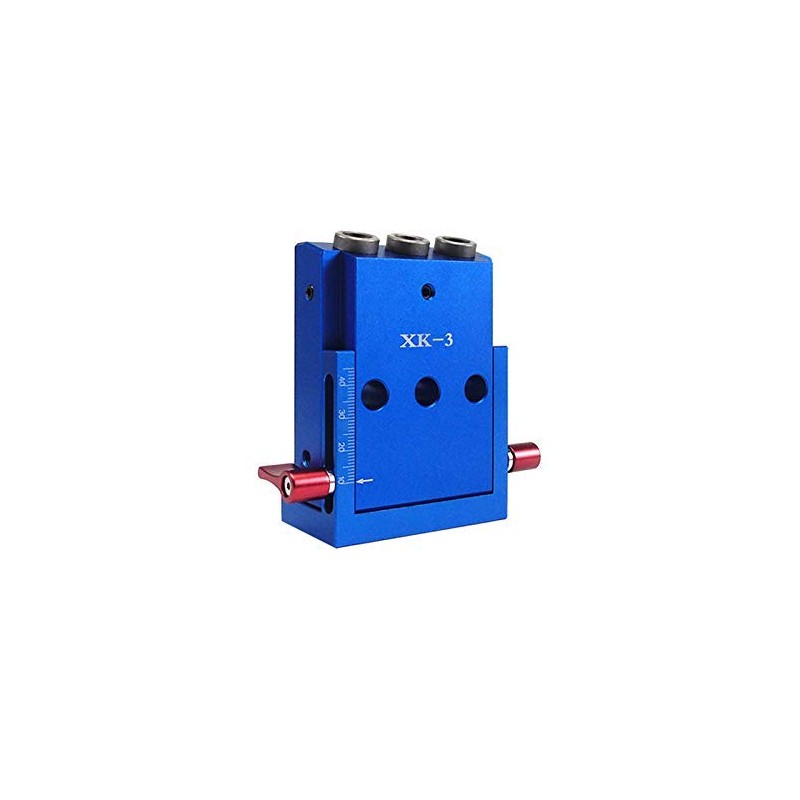 CarAngels Woodworking Pocket Hole Jig, Diagonal Hole Drilling Guide, Dowel