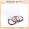 Wooden Embroidery Hoops Set (3Inch) - Display Frame for Cross