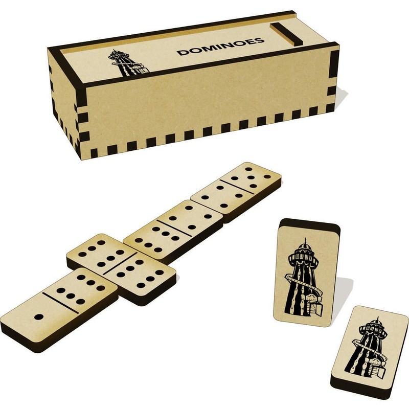 Azeeda 'Helter Skelter' Domino Set & Box (DM00006331)