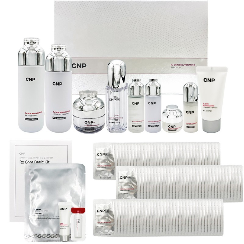 CNP RX Skin Rejuvenating 4-piece special set + additional contents