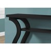 Monarch Specialties I CONSOLE TABLE, BLACK