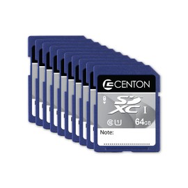 Centon MP SDXC Card,UHS1,64GB 10 Pack