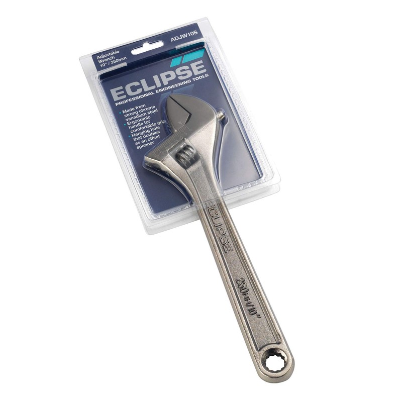 Eclipse Professional Tools ADJW10S 10" Adjustable Wrench Standard Handle