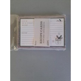 1pack Of 40 4 x 6 RECIPE CARDS FROM DARICE.