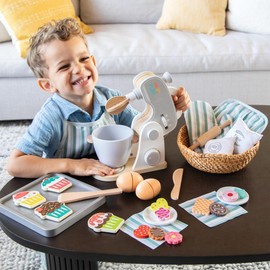 MindWare Oh So Fun! Cookies & Cakes Toy Baking Set for Kids - Ages 3 and Up