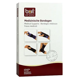 Bort Bort 103300 Large Left Skin Bort Wrist Support with Aluminium Splint (Left) Can Be Worn On Left Or Right Medianus Strips in Various Colours, Large, Beige