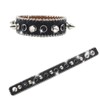 EVERBLTING Rhinestone spike Bracelet Y2k Punk rocker Goth Emo Studded