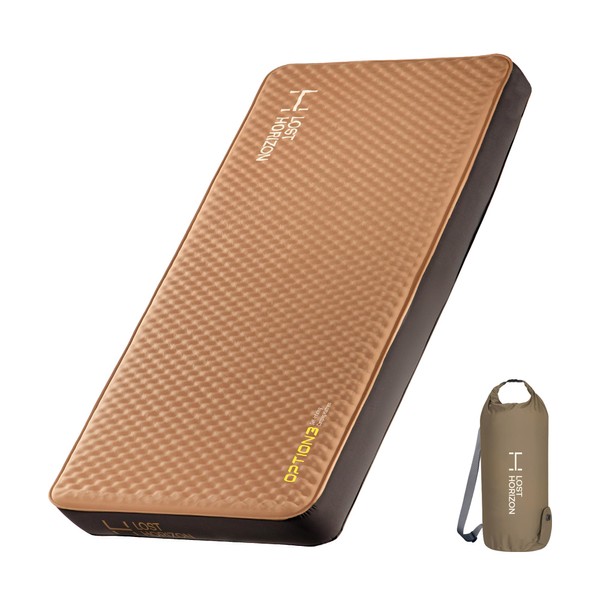 LOSTHORIZON Air & Foam Camping Mattress, Self-Inflating Sleeping Pad, 4.5"