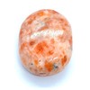 Gemstone Sunstone Carved Palm Stone/Pocket Palm Stone/Reiki Healing & Crystal