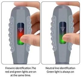 2Pcs Voltage Tester Screwdriver Set, 2-in-1 High Torque Strong Magnetic Screwdriver Electricity Detector, Dual-Light Measuring Electric Pen, Electrical Circuit Tester Pens,for Ac/Dc Circuit Detection