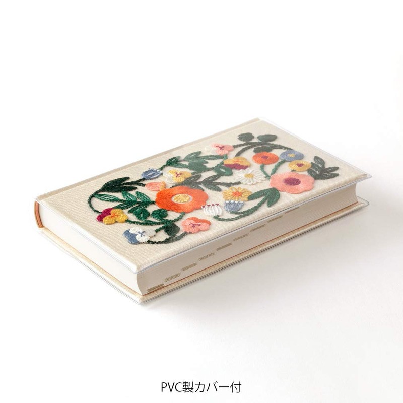 DESIGNPHIL Midori (MIDORI) Diary 5-year continuous use embroidery floral pattern