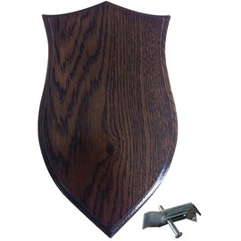 BushWear Solid Oak Roe Skull Shield - Small
