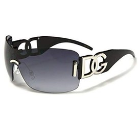 DG STUDIO Designer Celebrity Oversized Black Classic Retro Big Vintage UV400 Women's Ladies Girls Fashion Large Frame Sunglasses