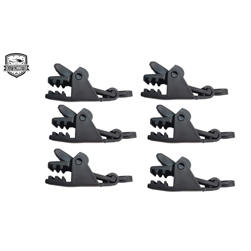 6 Pack Wind gust Clips Strap Heavy Duty Tent tarp