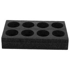 JECOMPRIS Foam Drink Holder for Takeaway, 8 Holes for Hot and Cold Drinks Trays, Drink Holder for Bar, Pub, Restaurant, Party, Cup Package Service