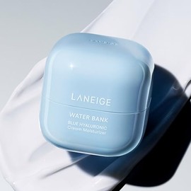 LANEIGE Crema Hidratante Water Bank Azul con Ácido Hialurónico: Crema facial coreana hidratante con escualano y ceramida para el soporte de la barrera