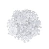 Vaguelly Snowflake Wall Sticker Decals 200pcs Fluorescent Snowflake Decals Easy