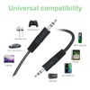 FITE ON 6ft Black 3.5mm Audio Speaker AUX-in Cable Cord