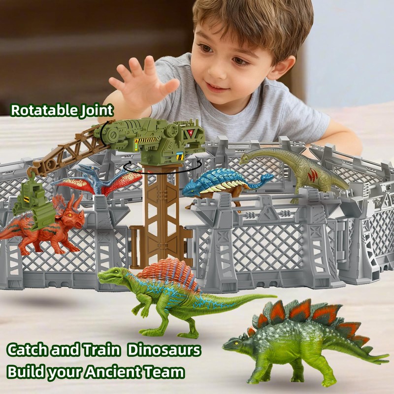 Simulated Adventure Dinosaurs Toys, 12 Pcs Realistic Dinosaur Figures with