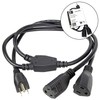 2 Way Power Splitter and 3' Extension Cord - 3