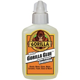 Gorilla White Waterproof Polyurethane Glue, 2 ounce Bottle, White, (Pack of 11)