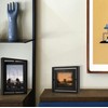 Gdfmsc 4x4 Rotating Picture Frame 2 Pack, Two-sided Viewing Display
